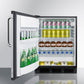 Summit FF6BK7BZADALHD 24" Wide All-refrigerator, ADA Height