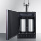 Summit SBC7BRSIFNCF2LHD 24" Wide Nitro Coffee Kegerator (panel Not Included)