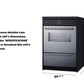 Summit TEM665BW 24" Wide Induction Range