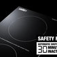 Summit SINCH230V2B 12" Wide 208-240v 2-zone Induction Cooktop With Safety Shutoff