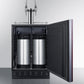 Summit SBC7BRSIFNCF2 24" Wide Nitro Coffee Kegerator (panel Not Included)