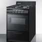 Summit TTM6107CSW 24" Wide Gas Range
