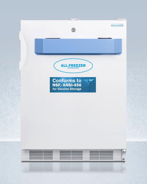 Summit VT65MLVAC456ADA 24" Wide Built-in All-freezer, Certified To Nsf/ansi 456 Standard for Vaccine Storage, ADA Compliant