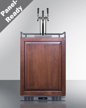 Summit SBC682PNRTRIPLE 24" Wide Built-in Kegerator (panel Not Included)