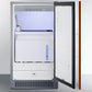 Summit BIM182ADAIF 18" Wide Clear Icemaker, ADA Compliant (panel Not Included)