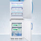 Summit ARS6PVVT65MLSTACKMED2 24" Wide All-refrigerator/all-freezer Combination