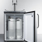 Summit SBC635MSSTBTWIN 24" Wide Kegerator
