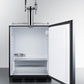 Summit SBC58BLBIADACMTWIN 24" Wide Built-in Coffee Kegerator, ADA Compliant