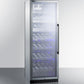 Summit SCR1401LHCHCSS 24" Wide Single Zone Commercial Wine Cellar