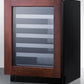 Summit ASDW2412PNR 24" Wide Built-in Wine Cellar, ADA Compliant (panel Not Included)