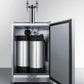 Summit SBC695OSNCFTWIN 24" Wide Built-in Outdoor Nitro-infused Coffee Kegerator