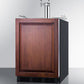 Summit SBC58BLBIADAIFWKDTWIN 24" Wide Built-in Wine Kegerator, ADA Compliant (panel Not Included)