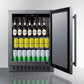 Summit ASDS2413CSS 24" Wide Built-in All-refrigerator, ADA Compliant