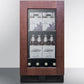 Summit CL181WBVPNR 18" Wide Built-in Commercial Beverage Center (panel Not Included)