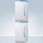 Summit ARS32PVBIADAAFZ2PVBIADASTACKLHD 20" Wide Performance Series All-refrigerator/all-freezer Combination