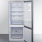 Summit FFBF154SS 28" Wide Bottom Mount Refrigerator-freezer