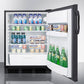 Summit FF6BK7 24" Wide All-refrigerator