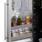 Summit SPR196OS24 Shallow Depth 24" Wide Outdoor Built-in All-refrigerator With Slide-out Storage Compartment