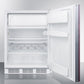 Summit CT661WIF 24" Wide Refrigerator-freezer (panel Not Included)