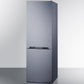 Summit FFBF124SS 24" Wide Bottom Mount Refrigerator-freezer