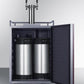 Summit SBC682PNRCFTWIN 24" Wide Built-in Cold Brew Coffee Kegerator (panel Not Included)