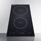 Summit SINCH230V2B 12" Wide 208-240v 2-zone Induction Cooktop With Safety Shutoff