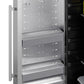 Summit SPR196OS24 Shallow Depth 24" Wide Outdoor Built-in All-refrigerator With Slide-out Storage Compartment