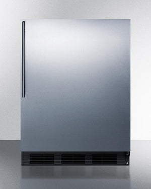 Summit CT663BKSSHV 24" Wide Refrigerator-freezer