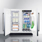 Summit FFRF3075WCSS 30" Wide Built-in Refrigerator-freezer