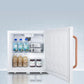 Summit FFAR23LTBC Compact All-refrigerator With Antimicrobial Pure Copper Handle