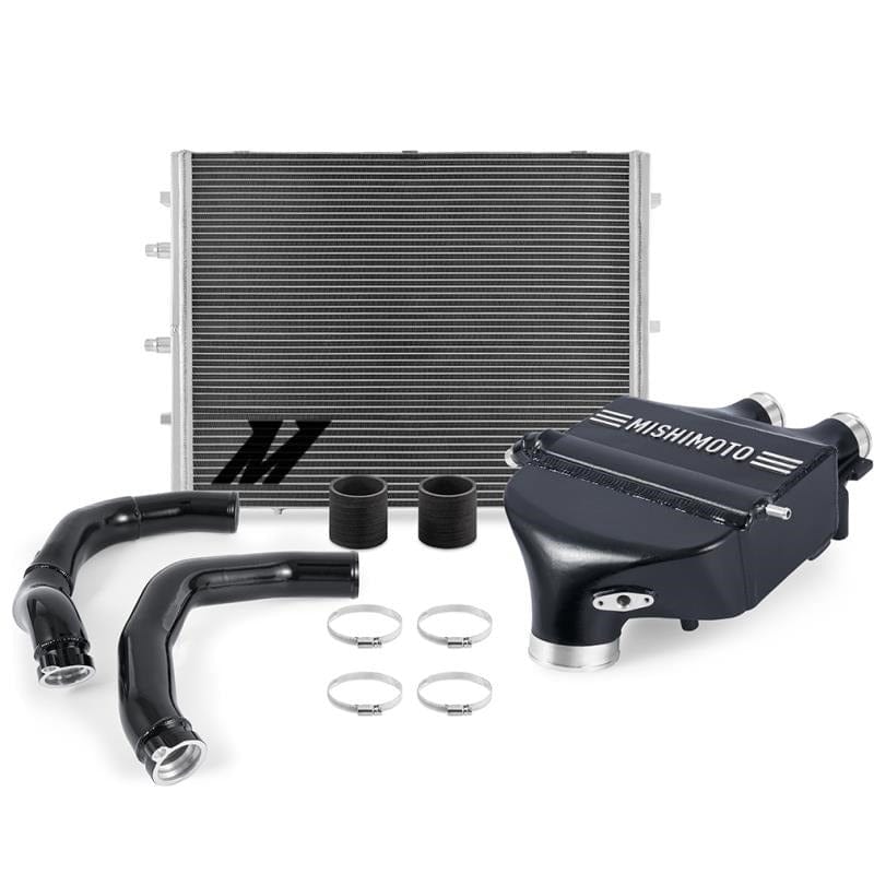 Mishimoto Black Sapphire Metallic Mishimoto Air-To-Water Intercooler Power Pack (Color Matched) - BMW / F8X / M4 / M3 / M2 Competition MMB-F80-PPCBS