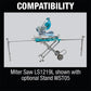 Makita LS1219L 12" Dual-Bevel Sliding Compound Miter Saw, laser