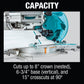 Makita XSL07Z 18V X2 LXT (36V) Brushless 12" Sliding Compound Miter Saw