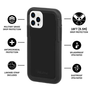 Pelican Marine Active Case for iPhone 13 Pro Devices - Black