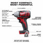 Milwaukee 2658-20 M18 3/8" Impact Wrench with Friction Ring, Bare Tool