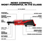 Milwaukee 2457-20 M12 Cordless 3/8" Ratchet, Bare Tool