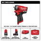 Milwaukee 2552-22 M12 FUEL Stubby 1/4" Impact Wrench Kit