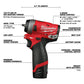 Milwaukee 2552-22 M12 FUEL Stubby 1/4" Impact Wrench Kit