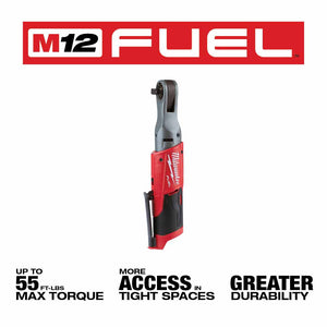 Milwaukee 2557-20 M12 FUEL 3/8" Ratchet, Bare Tool