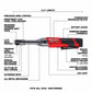 Milwaukee 2559-21 M12 FUEL 1/4" Extended Reach Ratchet 1 Battery Kit