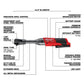 Milwaukee 2560-20 M12 FUEL 3/8" Extended Reach Ratchet, Bare Tool