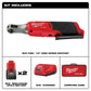 Milwaukee 2566-22 M12 FUEL™ 1/4" High Speed Ratchet Kit