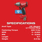 Milwaukee 2759B-20 M18 FUEL 1/2" Compact Impact Wrench with Friction Ring with ONE-KEY, Bare Tool