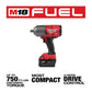 Milwaukee 2766-22R M18 Fuel High Torque Impact Wrench w/ Pin Detent Kit