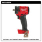 Milwaukee 2854-20 M18 FUEL 3/8" Compact Impact Wrench w/ Friction Ring, Bare Tool