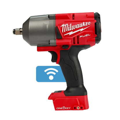 Milwaukee 2863-20 M18 FUEL ONE-KEY High Torque Impact Wrench 1/2" Friction Ring, Bare