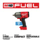 Milwaukee 2863-20 M18 FUEL ONE-KEY High Torque Impact Wrench 1/2" Friction Ring, Bare