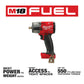 Milwaukee 2962P-20 M18 FUEL™ 1/2" Mid-Torque Impact Wrench w/ Pin Detent, Bare Tool