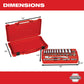 Milwaukee 48-22-9408 3/8" Drive 28 Piece Ratchet & Socket Set- SAE