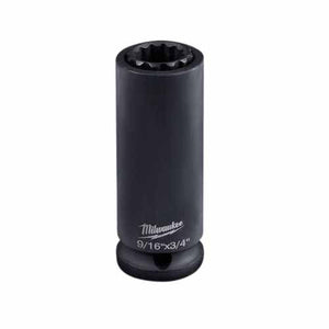 Milwaukee 49-66-5121 9/16" and 3/4" 2 In 1 12 Pt Socket